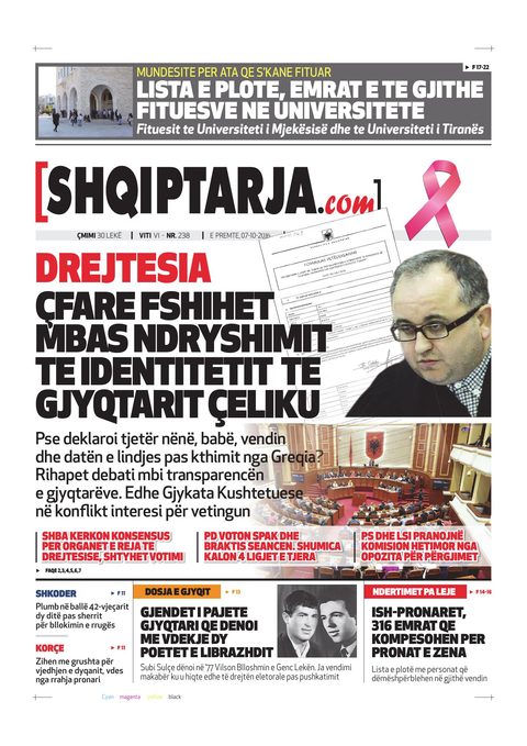 Shqiptarja.com 2016-10-07