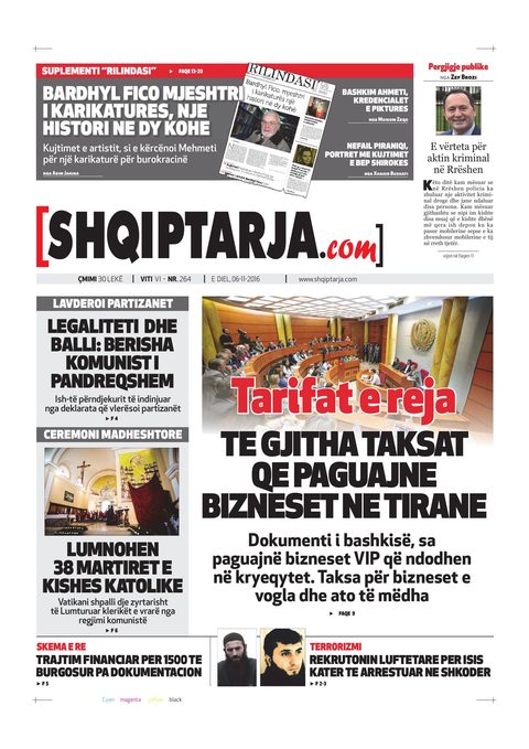 Shqiptarja.com 2016-11-06