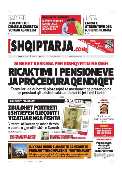 Shqiptarja.com 2016-11-13