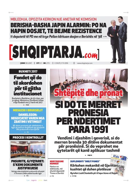 Shqiptarja.com 2016-11-17
