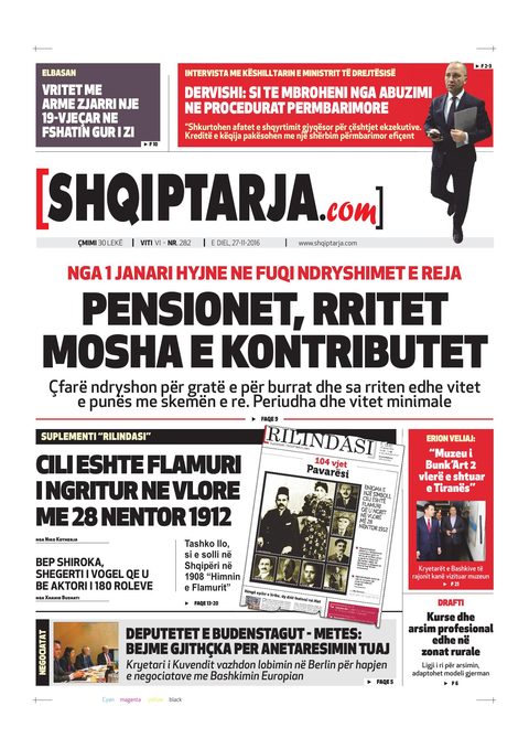Shqiptarja.com 2016-11-27