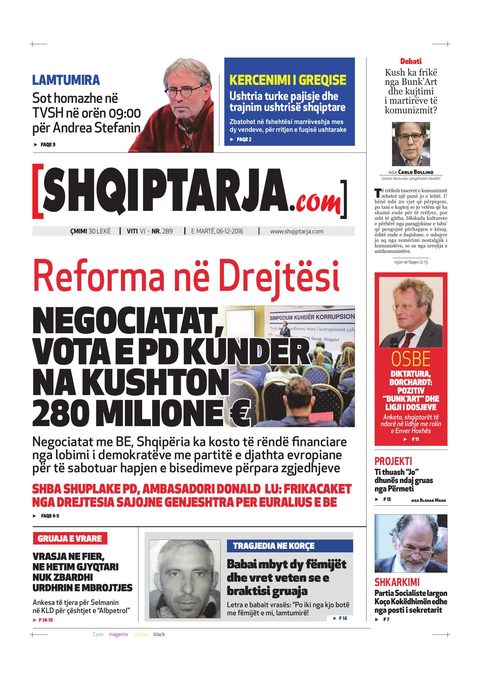 Shqiptarja.com 2016-12-06