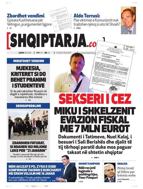 Shqiptarja.com 2017-01-19