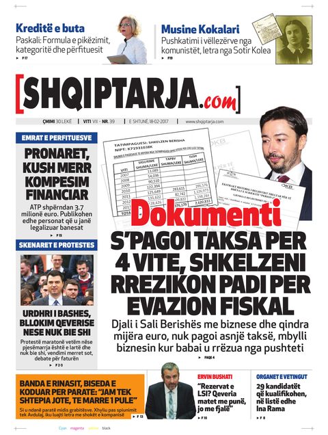 Shqiptarja.com 2017-02-18
