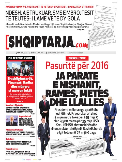 Shqiptarja.com 2017-04-19