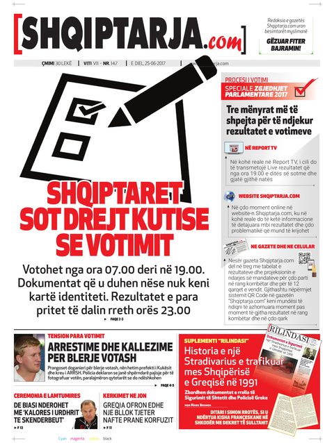Shqiptarja.com 2017-06-25