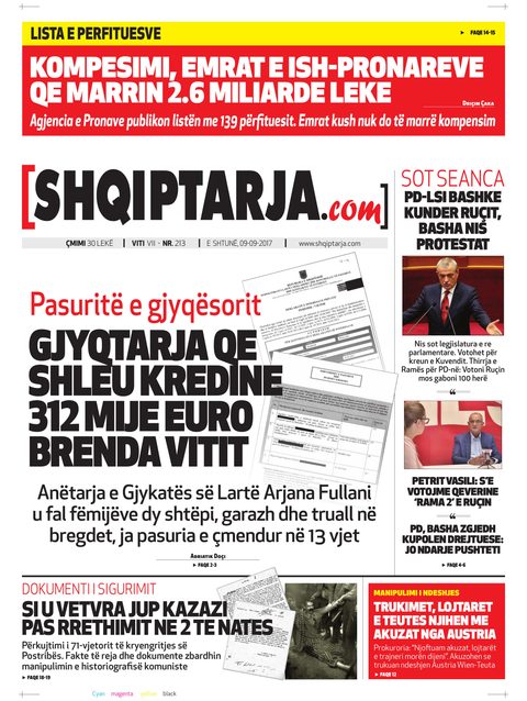 Shqiptarja.com 2017-09-09