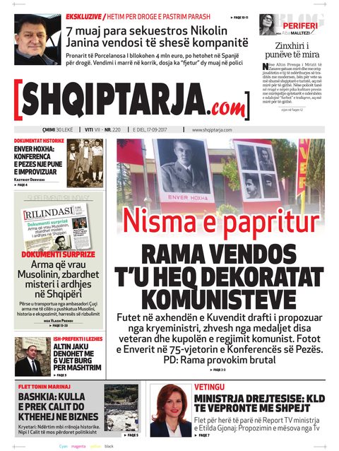 Shqiptarja.com 2017-09-17