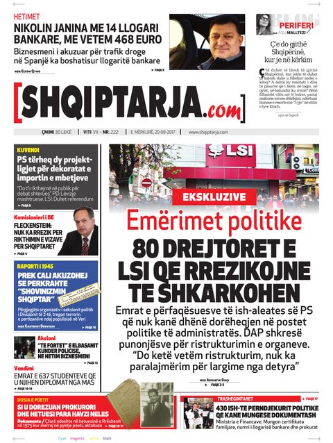 Shqiptarja.com 2017-09-20