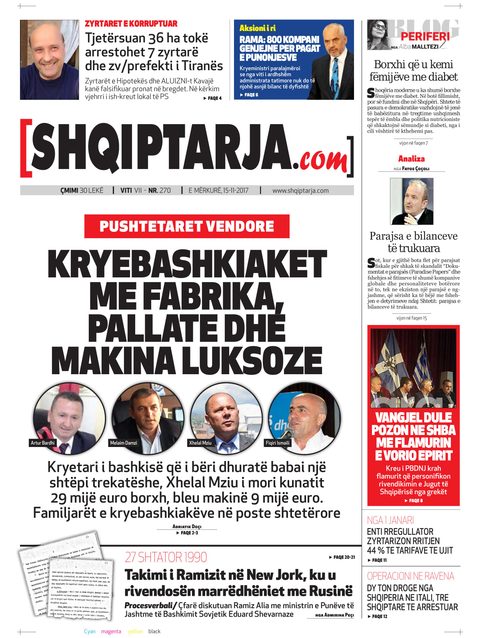 Shqiptarja.com 2017-11-15