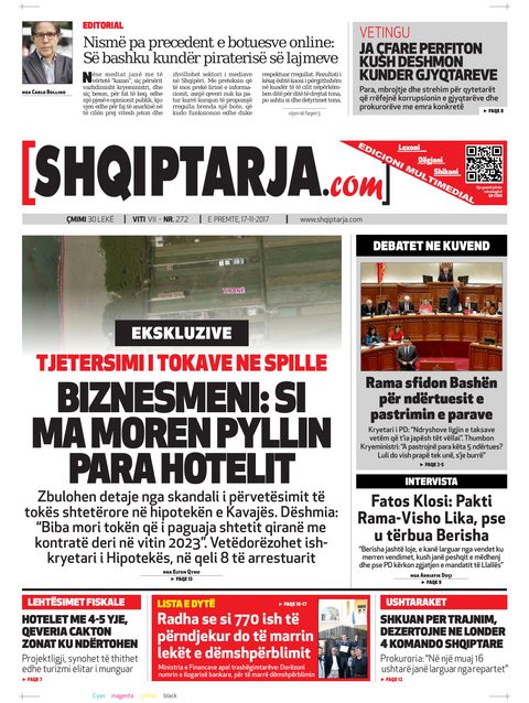 Shqiptarja.com 2017-11-17