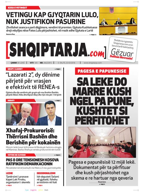 Shqiptarja.com 2018-03-22