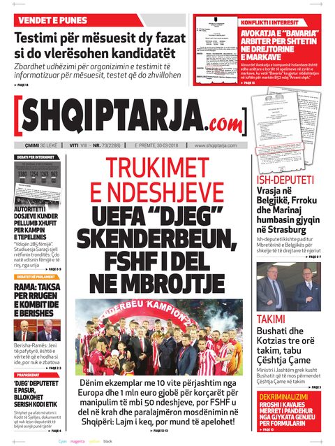 Shqiptarja.com 2018-03-30