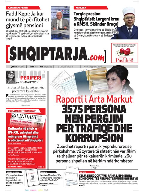 Shqiptarja.com 2018-04-08