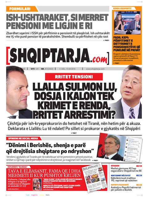 Shqiptarja.com 2018-04-15