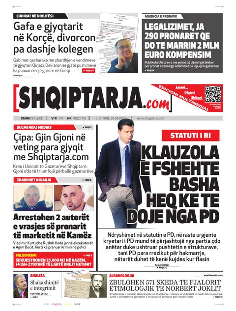 Shqiptarja.com 2018-04-28