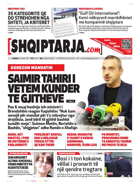 Shqiptarja.com 2018-05-04