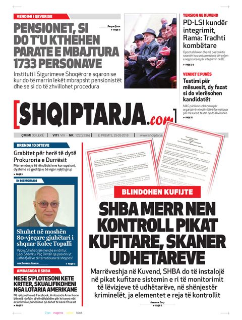 Shqiptarja.com 2018-05-25