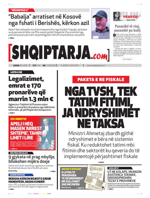 Shqiptarja.com 2018-05-29