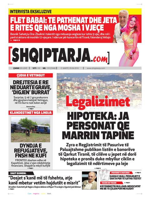 Shqiptarja.com 2018-06-05