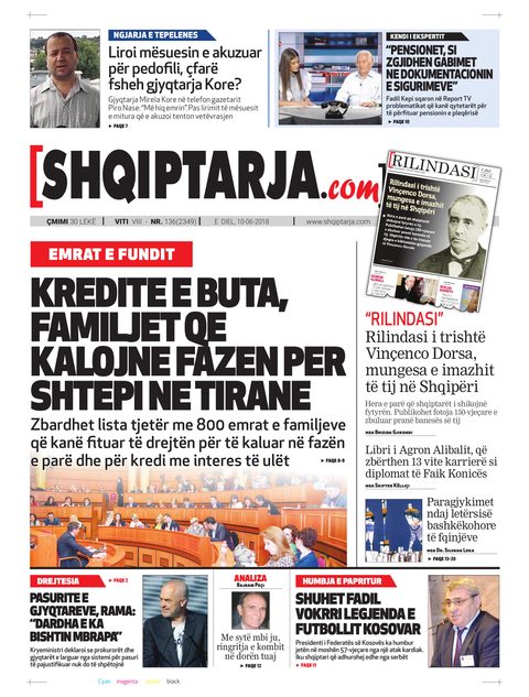 Shqiptarja.com 2018-06-10