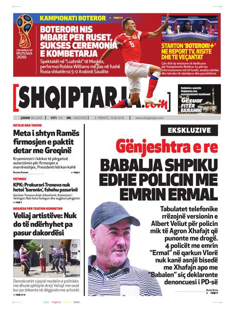 Shqiptarja.com 2018-06-15