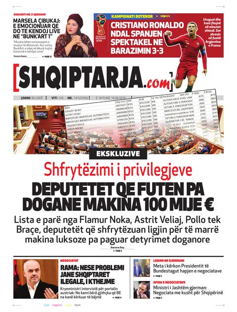 Shqiptarja.com 2018-06-16