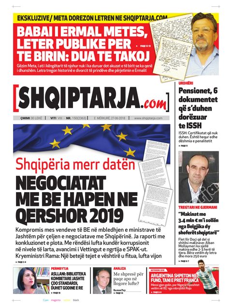 Shqiptarja.com 2018-06-27