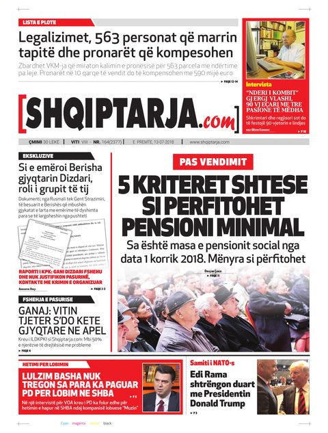 Shqiptarja.com 2018-07-13