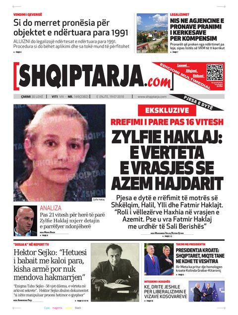 Shqiptarja.com 2018-07-19