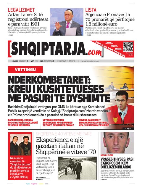 Shqiptarja.com 2018-07-21