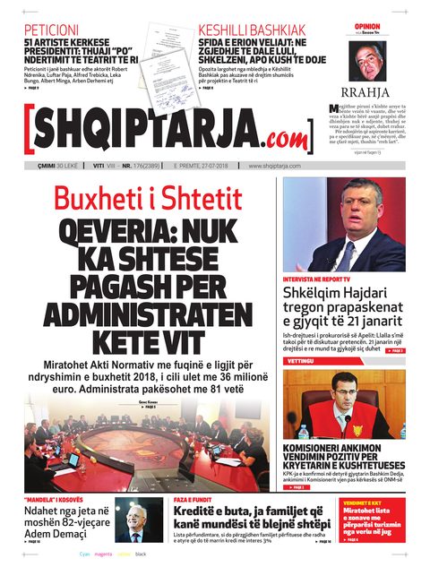 Shqiptarja.com 2018-07-27