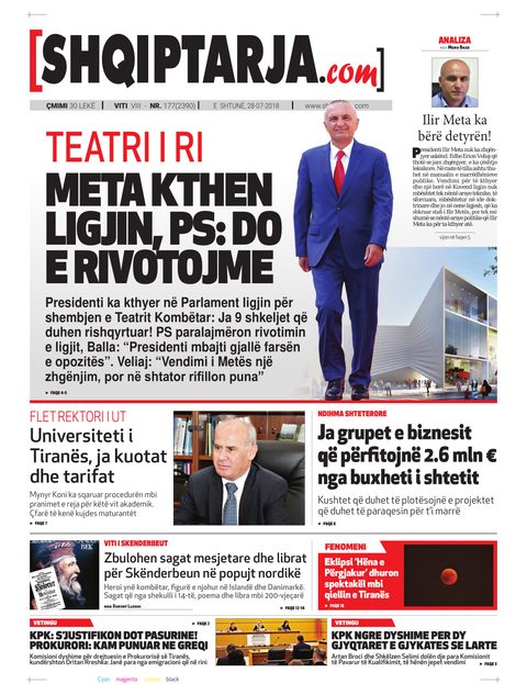 Shqiptarja.com 2018-07-28