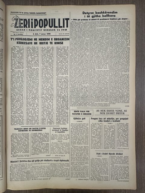 Zëri i Popullit 1990-01-07