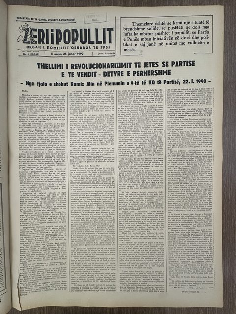 Zëri i Popullit 1990-01-25