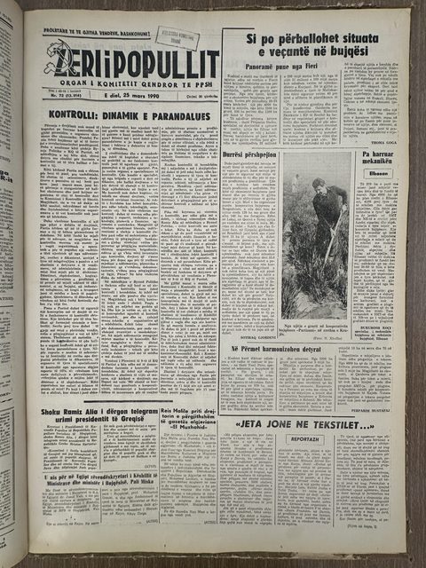 Zëri i Popullit 1990-03-25