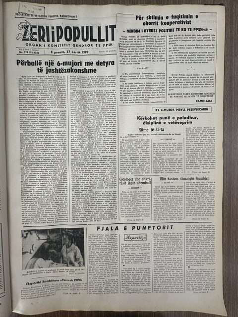 Zëri i Popullit 1990-07-27