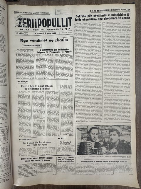 Zëri i Popullit 1990-08-01