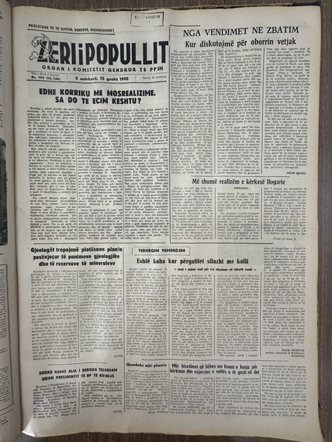 Zëri i Popullit 1990-08-15