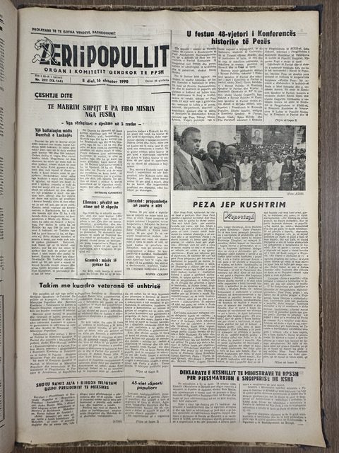 Zëri i Popullit 1990-09-16
