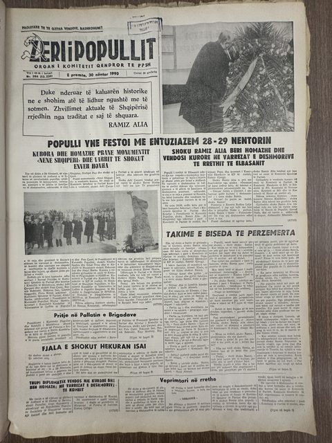 Zëri i Popullit 1990-11-30