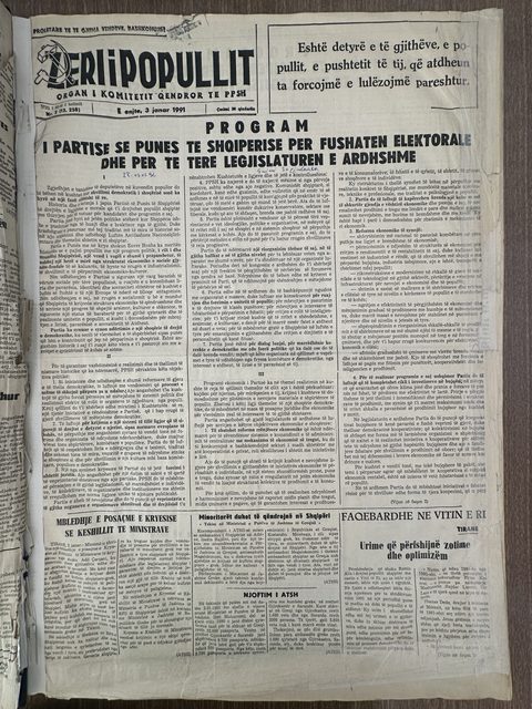 Zëri i Popullit 1991-01-03