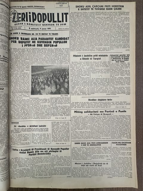 Zëri i Popullit 1991-01-09