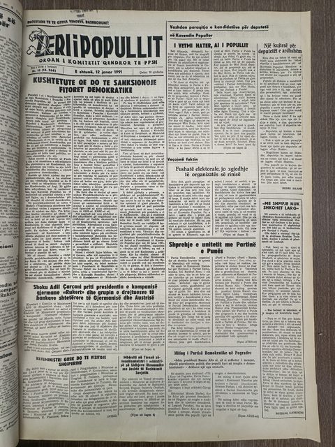 Zëri i Popullit 1991-01-12