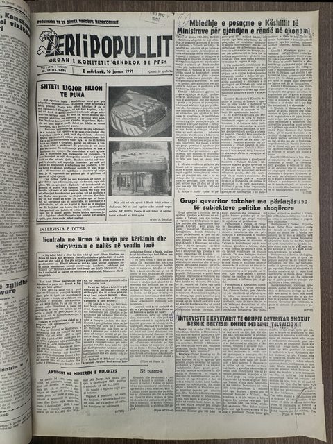 Zëri i Popullit 1991-01-16