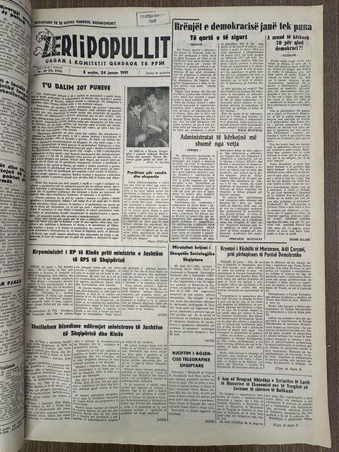 Zëri i Popullit 1991-01-24