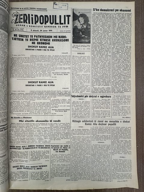Zëri i Popullit 1991-01-26