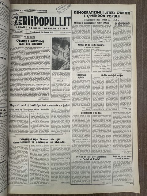 Zëri i Popullit 1991-01-30