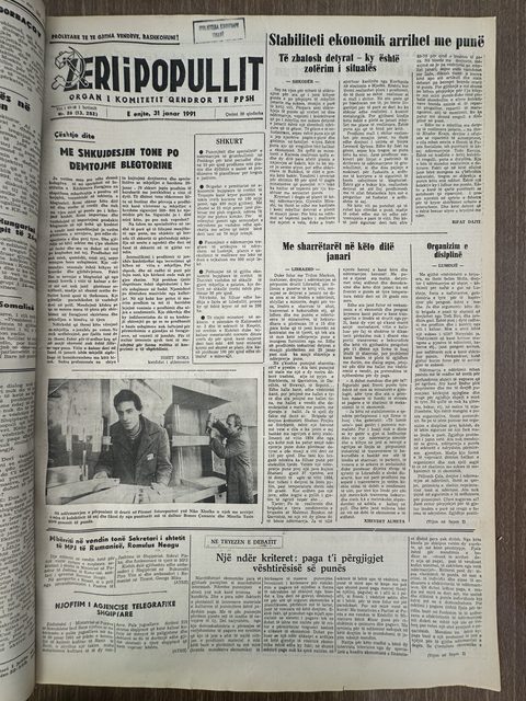Zëri i Popullit 1991-01-31
