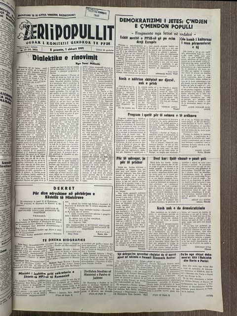 Zëri i Popullit 1991-02-01